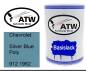 Preview: Chevrolet, Silver Blue Poly, 912 1962: 500ml Lackdose, von ATW Autoteile West.